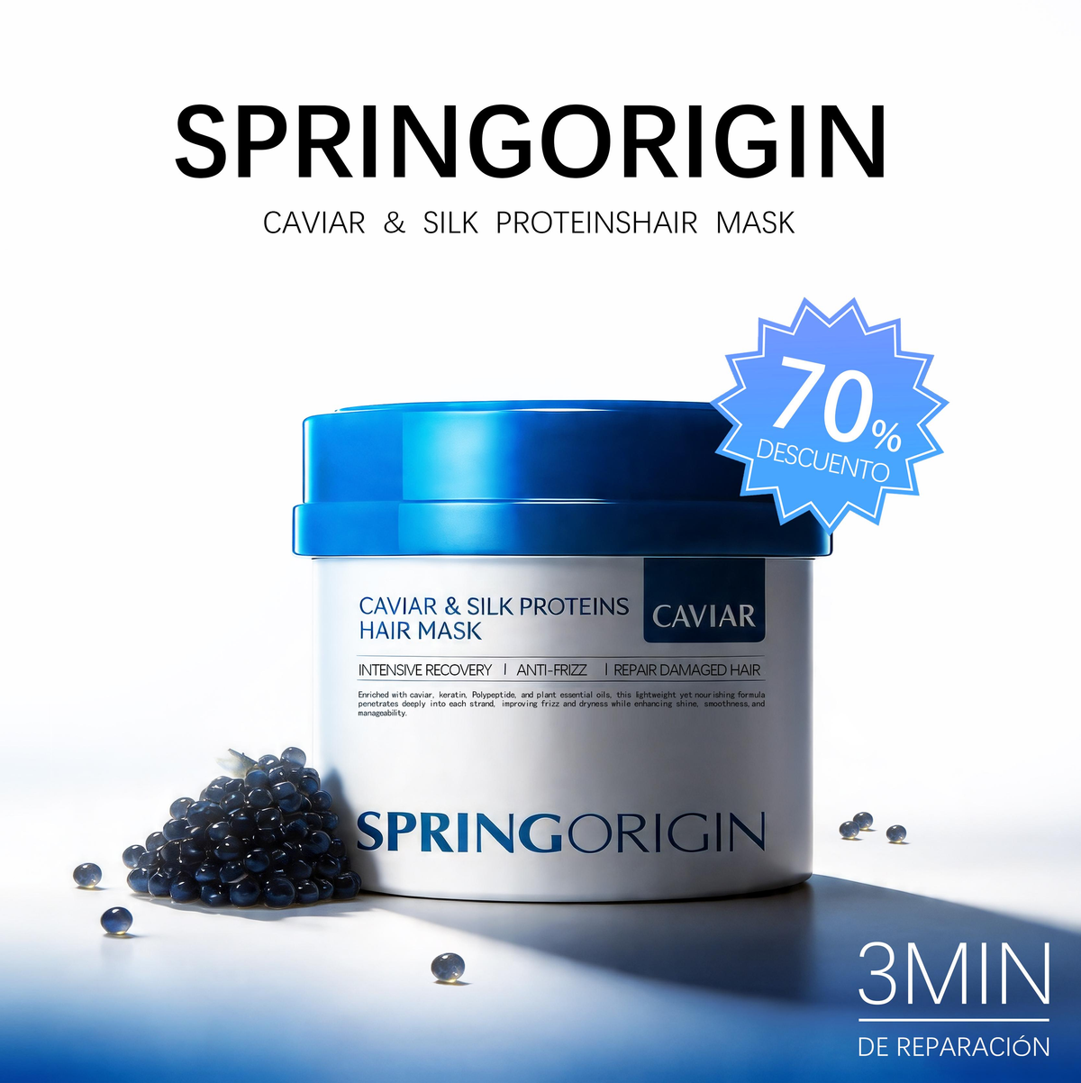 Spring Origin Máscara Capilar de Caviar e Colágeno